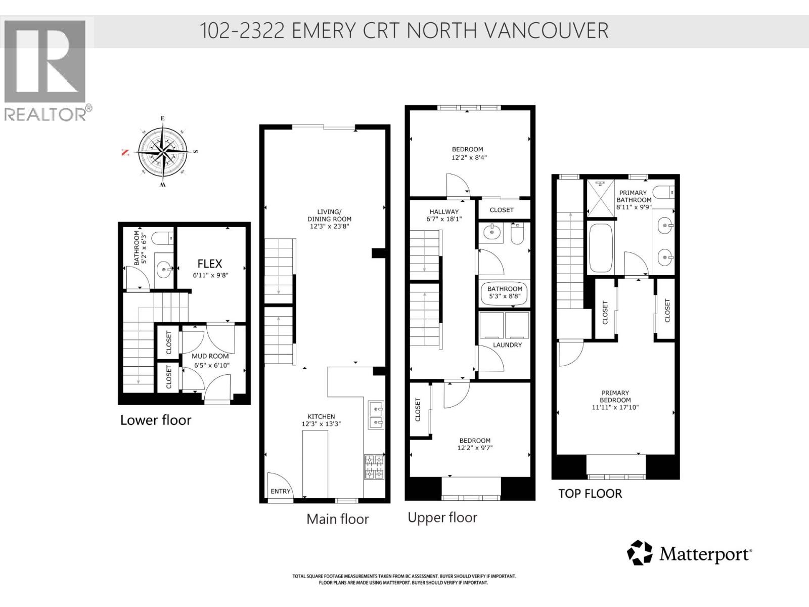 3 Bed, 3 Bath Apartment for Sale in Vancouver – 102 2322 EMERY COURT, Vancouver – MLS# R3149141 - Image 36