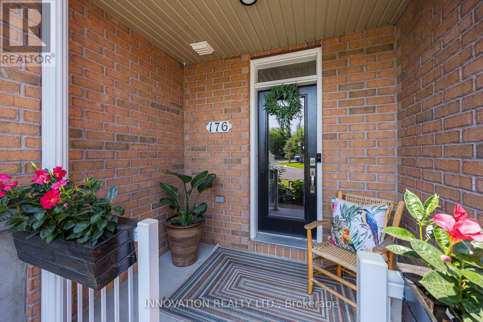 Covered front porch