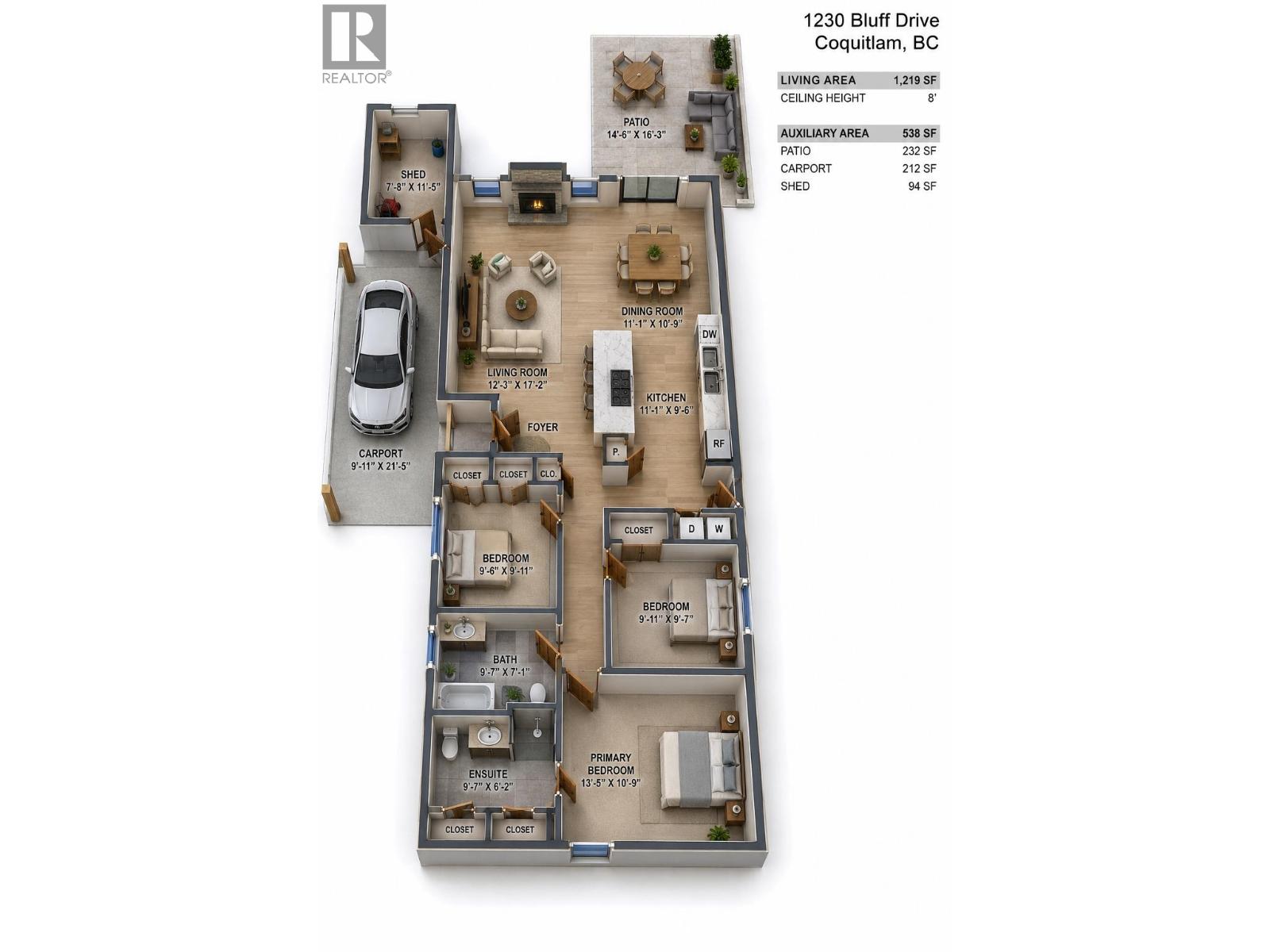 1230 BLUFF DRIVE, Coquitlam