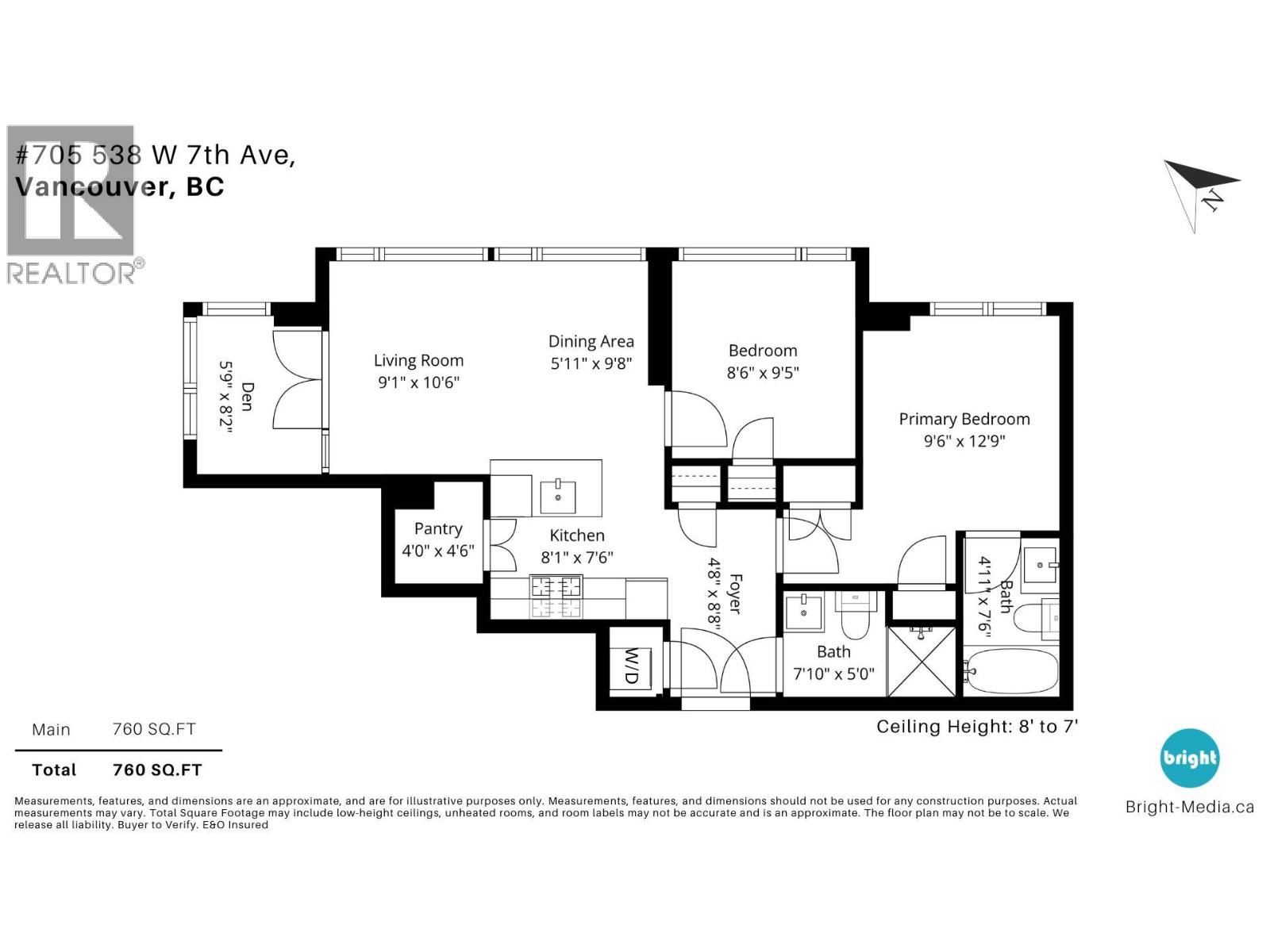 2 Bed, 2 Bath Apartment for Sale in Vancouver – 705 538 W 7TH AVENUE, Vancouver – MLS# R3149628 - Image 28