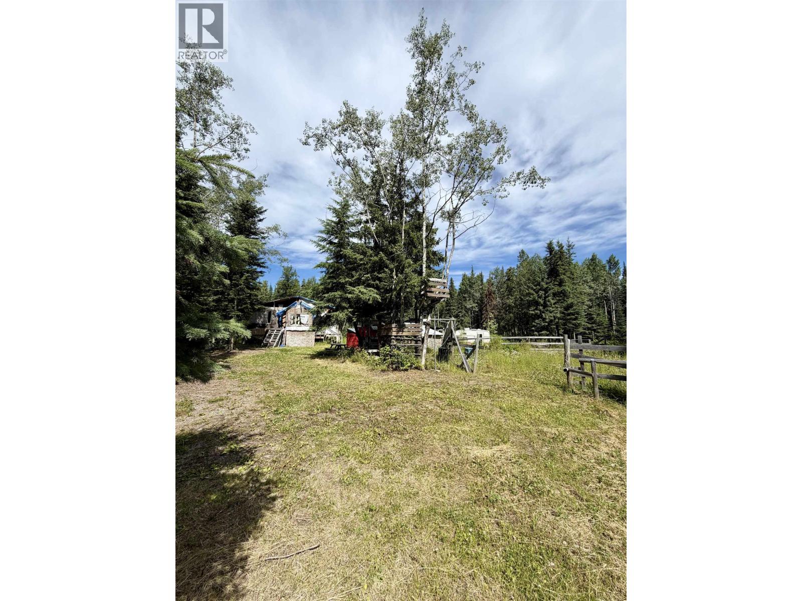 Backyard of 25140 ISLE PIERRE-REID LAKE ROAD · Prince George, BC