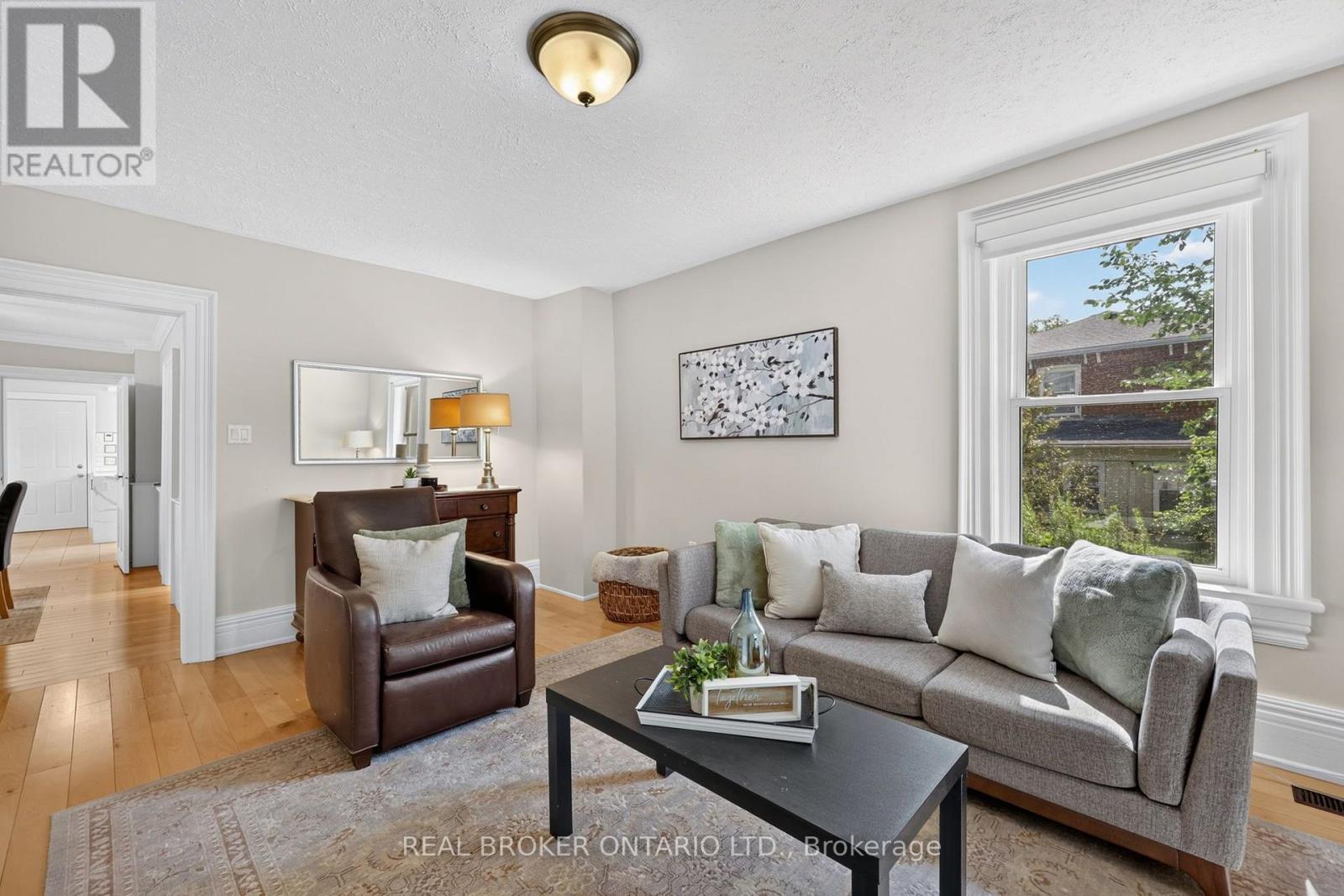 Living Room with Hardwood Floors