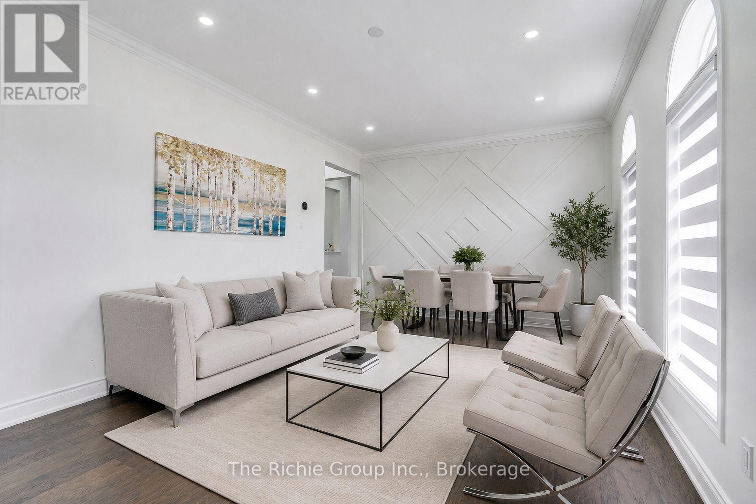 virtually staged living/dining