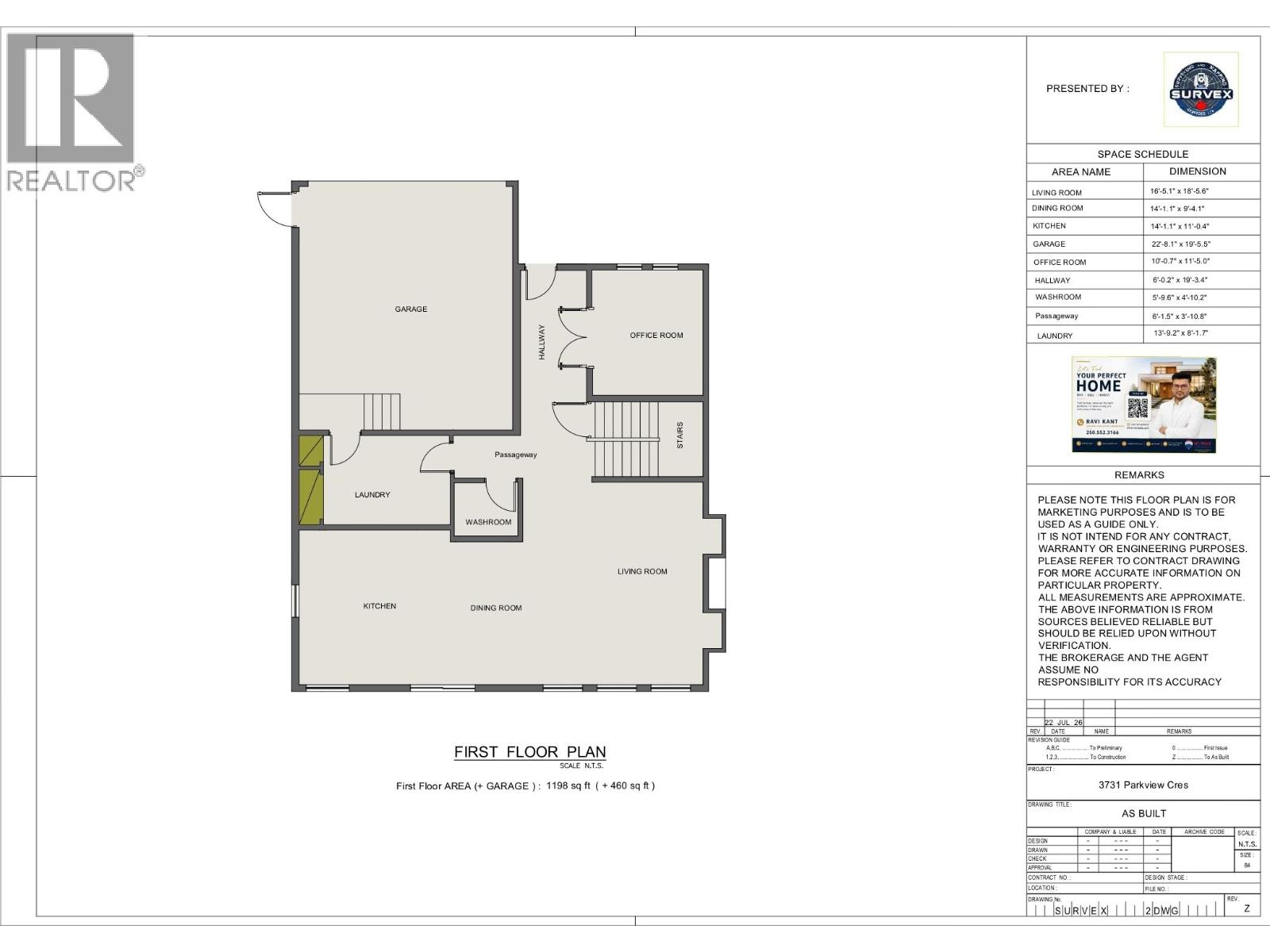 Backyard of 3731 PARKVIEW CRESCENT · Prince George, BC