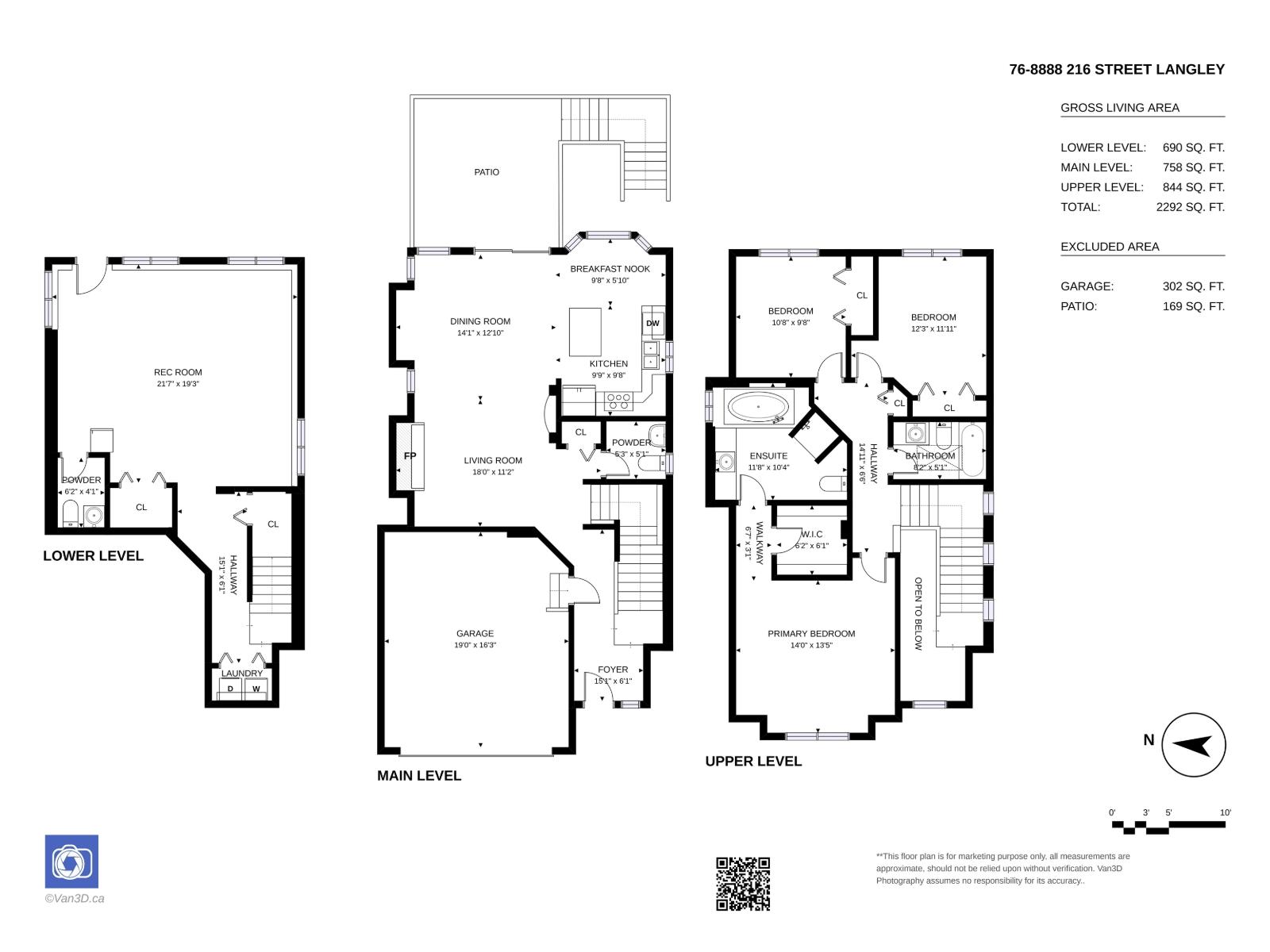 3 Bed, 4 Bath House for Sale in Langley – 76 8888 216 STREET, Langley – MLS# R3149392 - Image 78