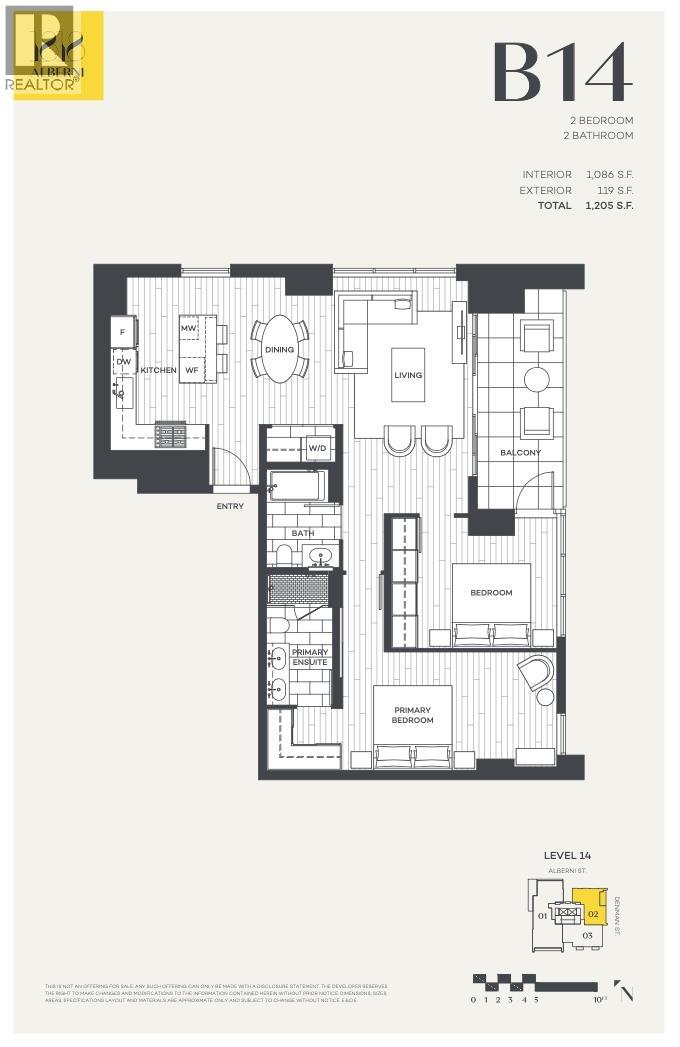 1402 1818 ALBERNI STREET, Vancouver