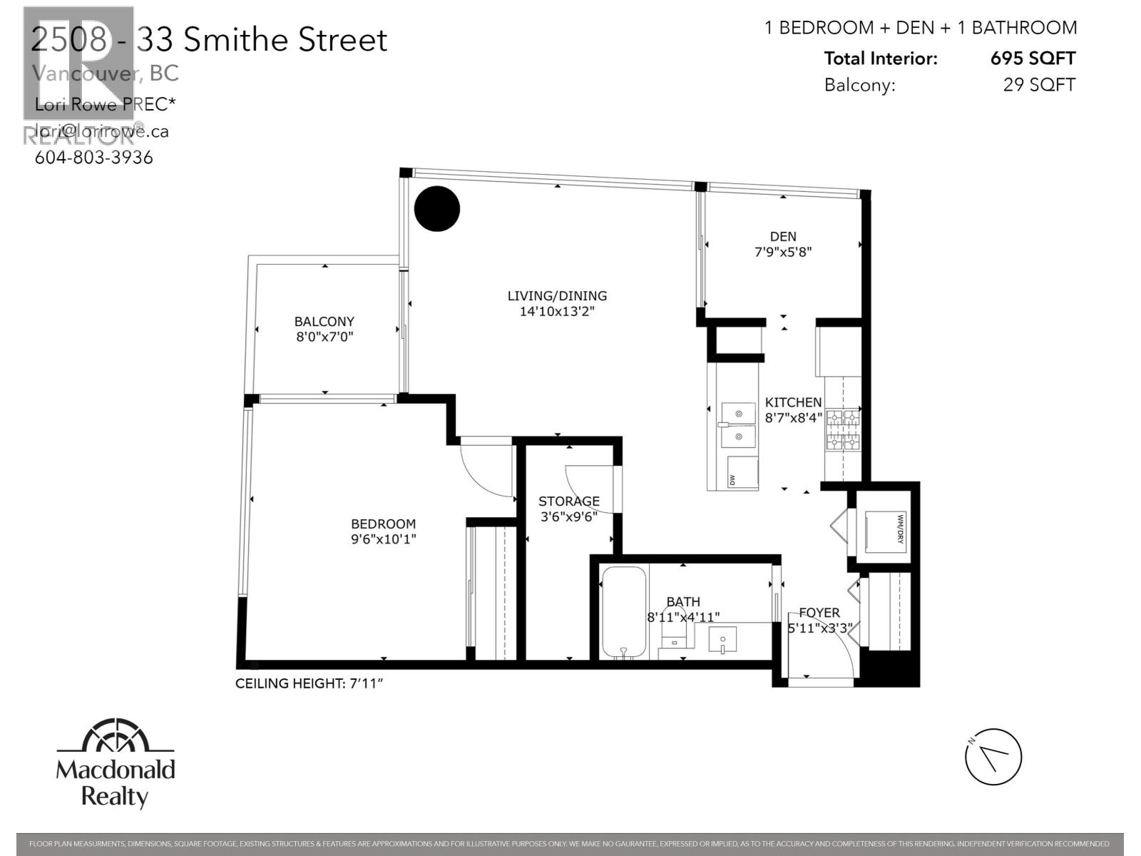1 Bed, 1 Bath House for Sale in Vancouver – 2508 33 SMITHE STREET, Vancouver – MLS# R3150038 - Image 33