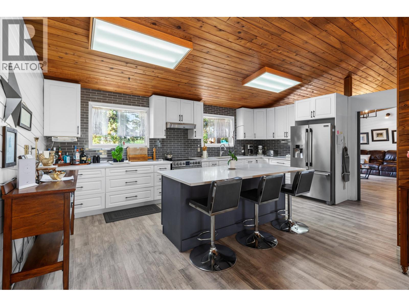 Backyard of 5455 COURVAL ROAD · Prince George, BC