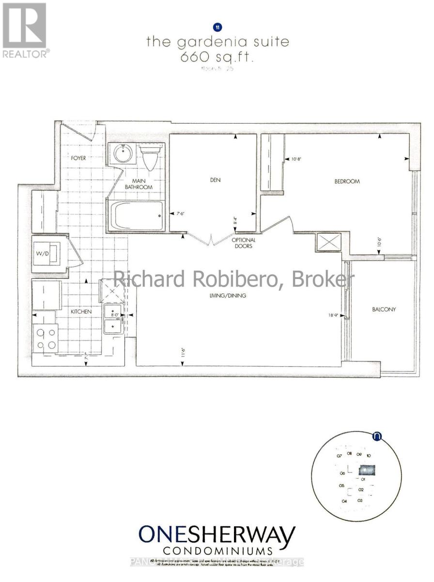 #2411 235 SHERWAY GARDENS ROAD - 18