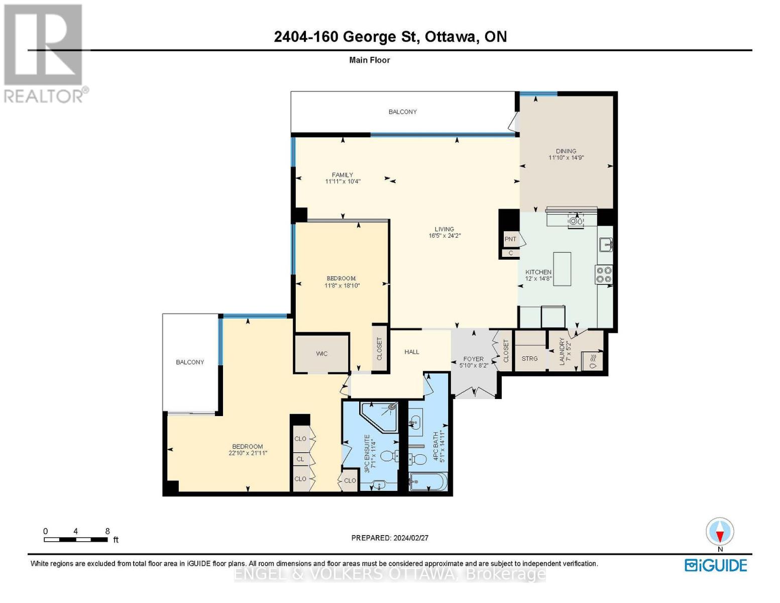 2 Bed, 2 Bath House for Rent in Ottawa – 2404 – 160 GEORGE STREET, Ottawa – MLS# X13612084 - Image 48