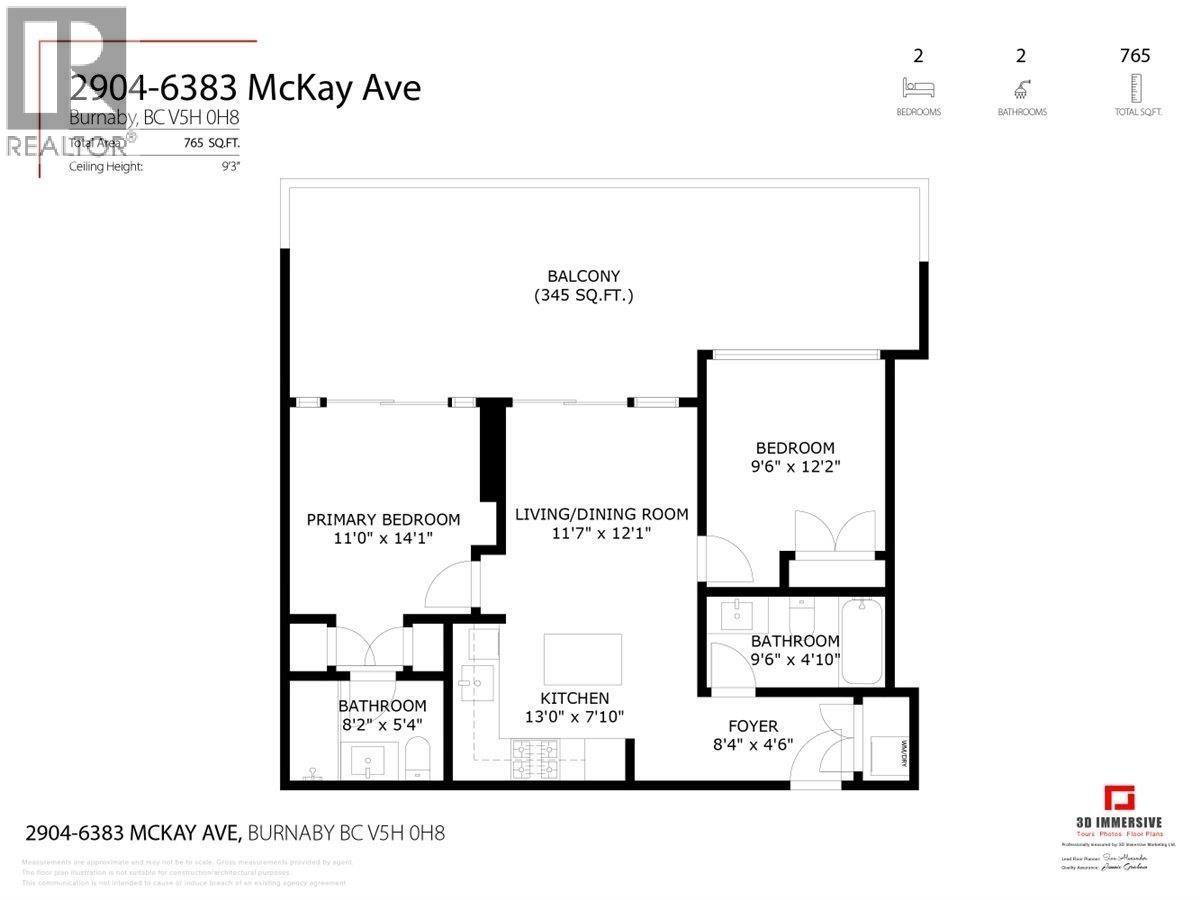 2 Bed, 2 Bath House for Sale in Burnaby – 2904 6383 MCKAY AVENUE, Burnaby – MLS# R3150595 - Image 26