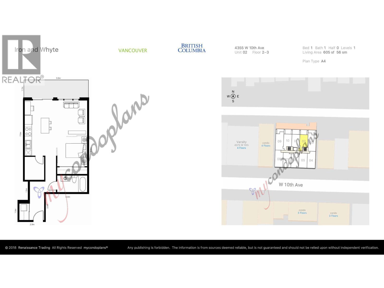 200 4355 W 10 AVENUE, Vancouver