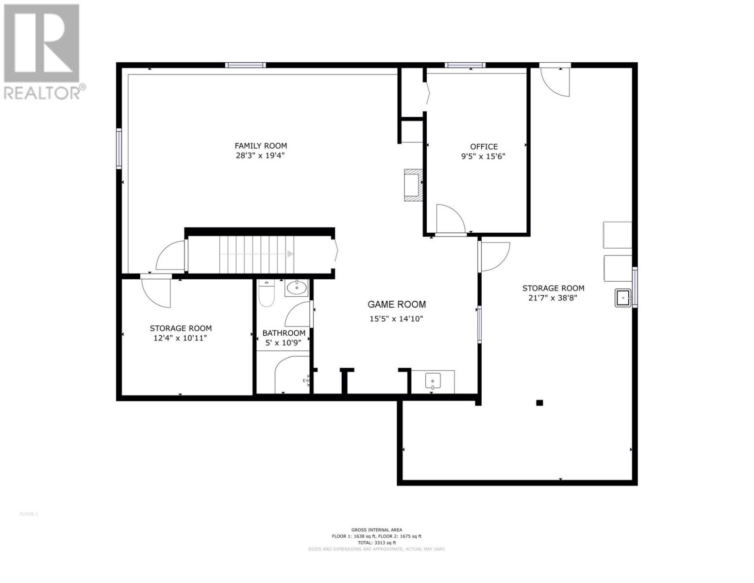 Main Level Floor Plan