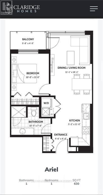 1 Bed, 1 Bath House for Rent in Ottawa – 1803 – 340 QUEEN STREET, Ottawa – MLS# X13617408 - Image 6
