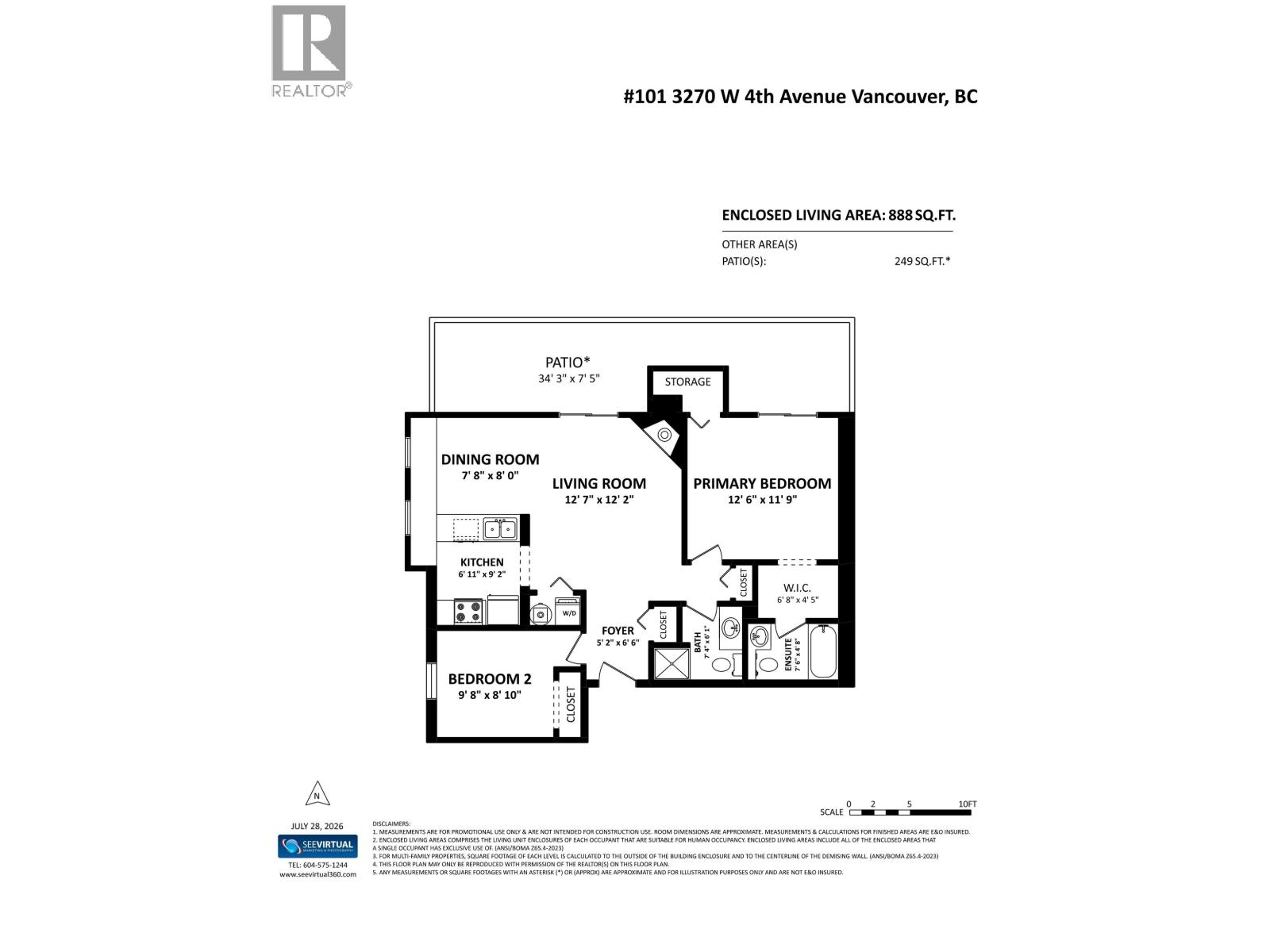 2 Bed, 2 Bath Apartment for Sale in Vancouver – 101 3270 W 4TH AVENUE, Vancouver – MLS# R3151054 - Image 30