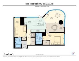 Apartment for sale at #2603 10360 102 St NW, Edmonton — MLS® E4501379