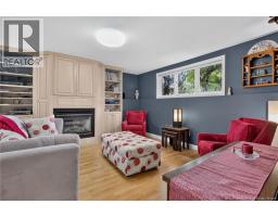 Propane fireplace and built in Shelving