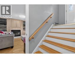 side entrance stairway to lower level family room