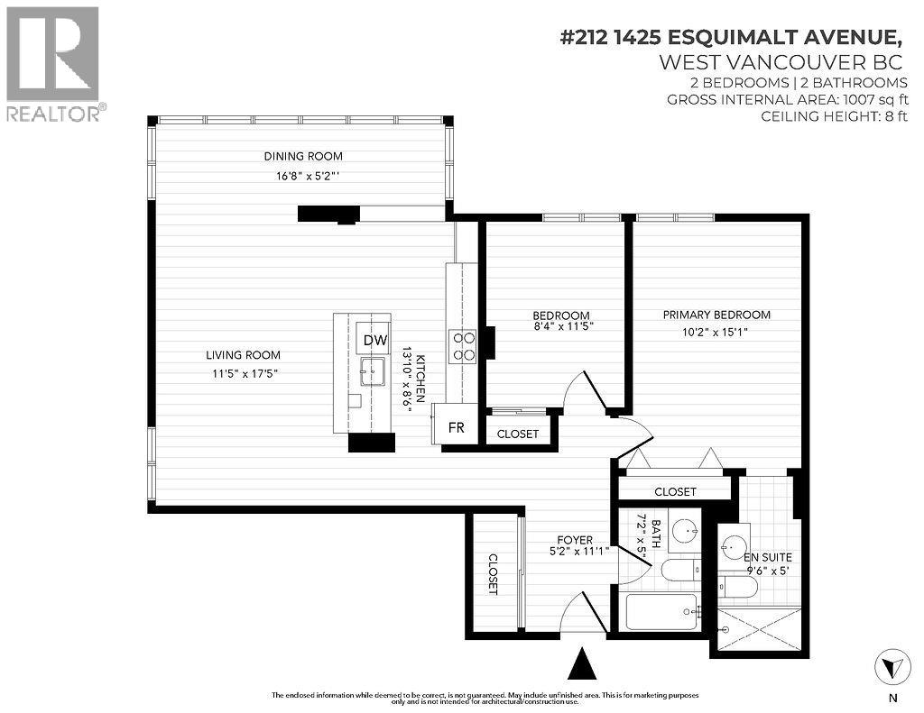 212 1425 ESQUIMALT AVENUE, West Vancouver
