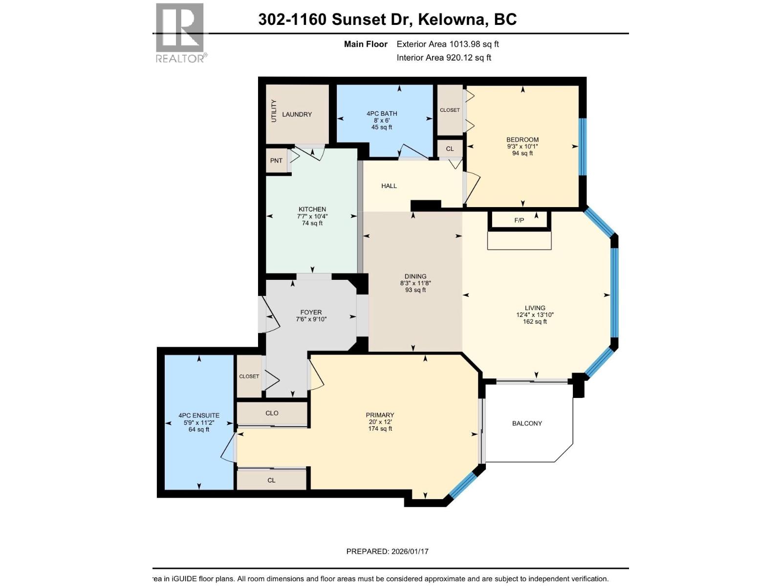 #302 1160 Sunset Drive - 55