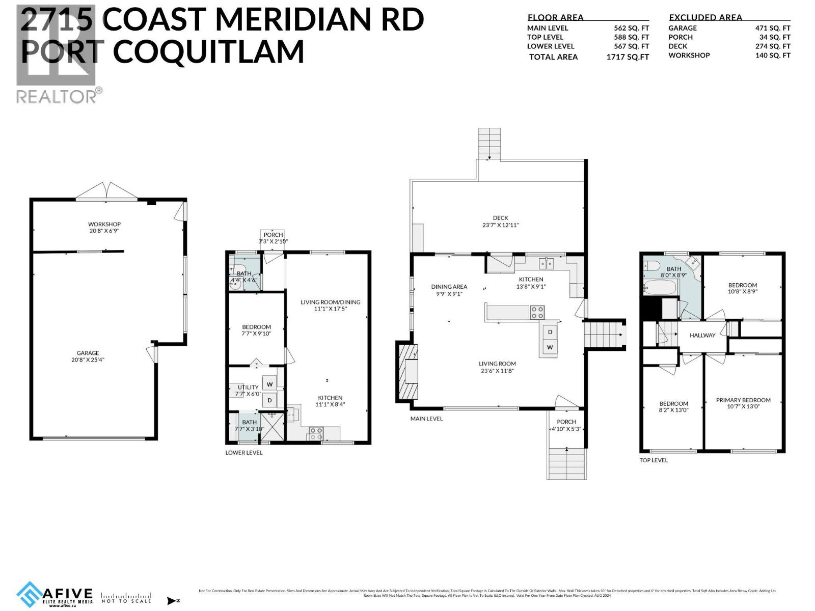 4 Bed, 2 Bath House for Sale in Port Coquitlam – 2715 COAST MERIDIAN ROAD, Port Coquitlam – MLS# R3150391 - Image 30