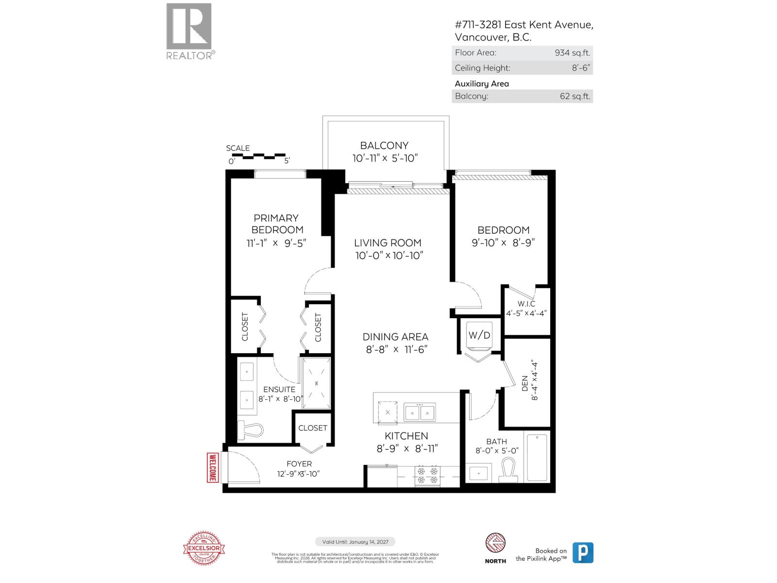 711 3281 E KENT AVENUE NORTH, Vancouver