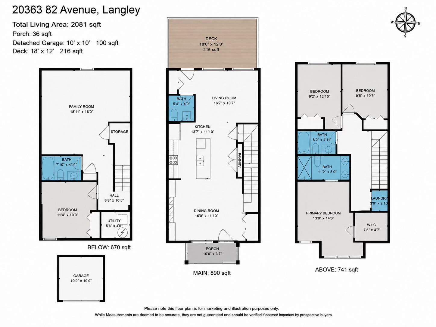 4 Bed, 4 Bath House for Sale in Langley – 20363 82 AVENUE, Langley – MLS# R3151948 - Image 38