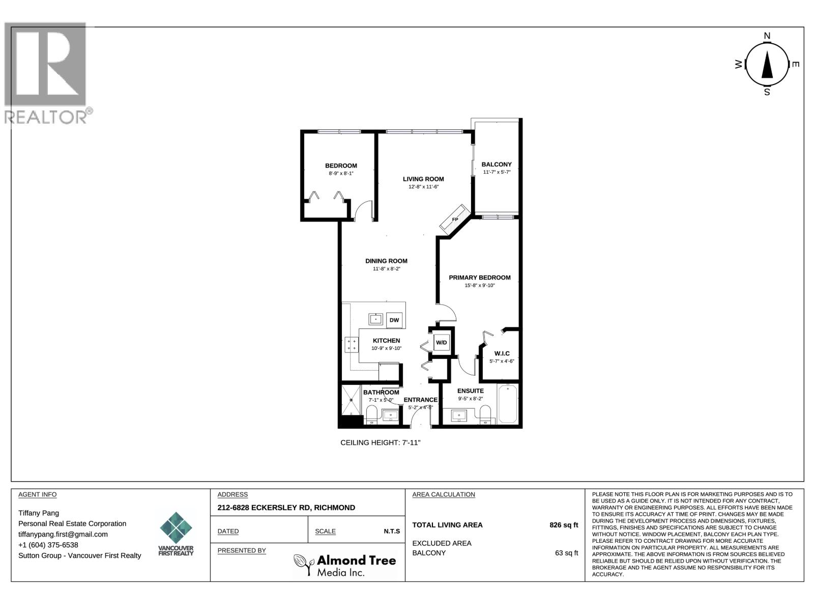2 Bed, 2 Bath Apartment for Sale in Richmond – 212 6828 ECKERSLEY ROAD, Richmond – MLS# R3152297 - Image 25