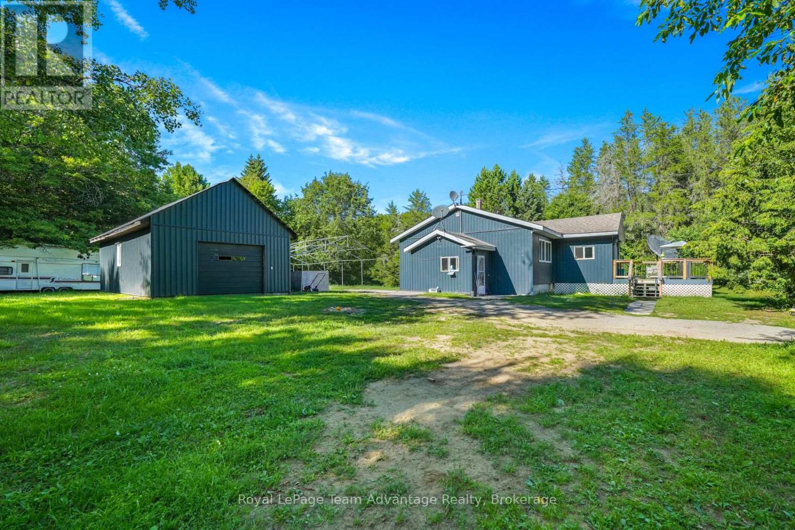 home and garage