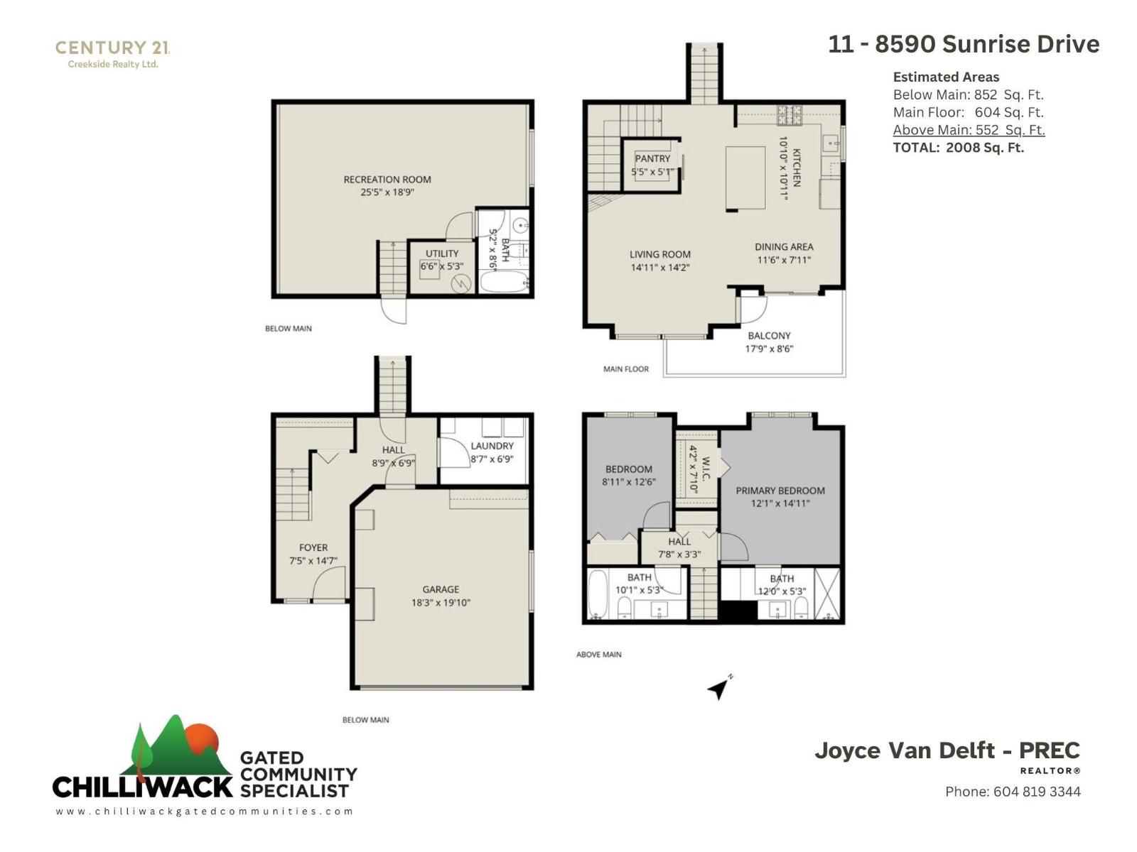 11 8590 SUNRISE DRIVE, Chilliwack Mountain, Chilliwack