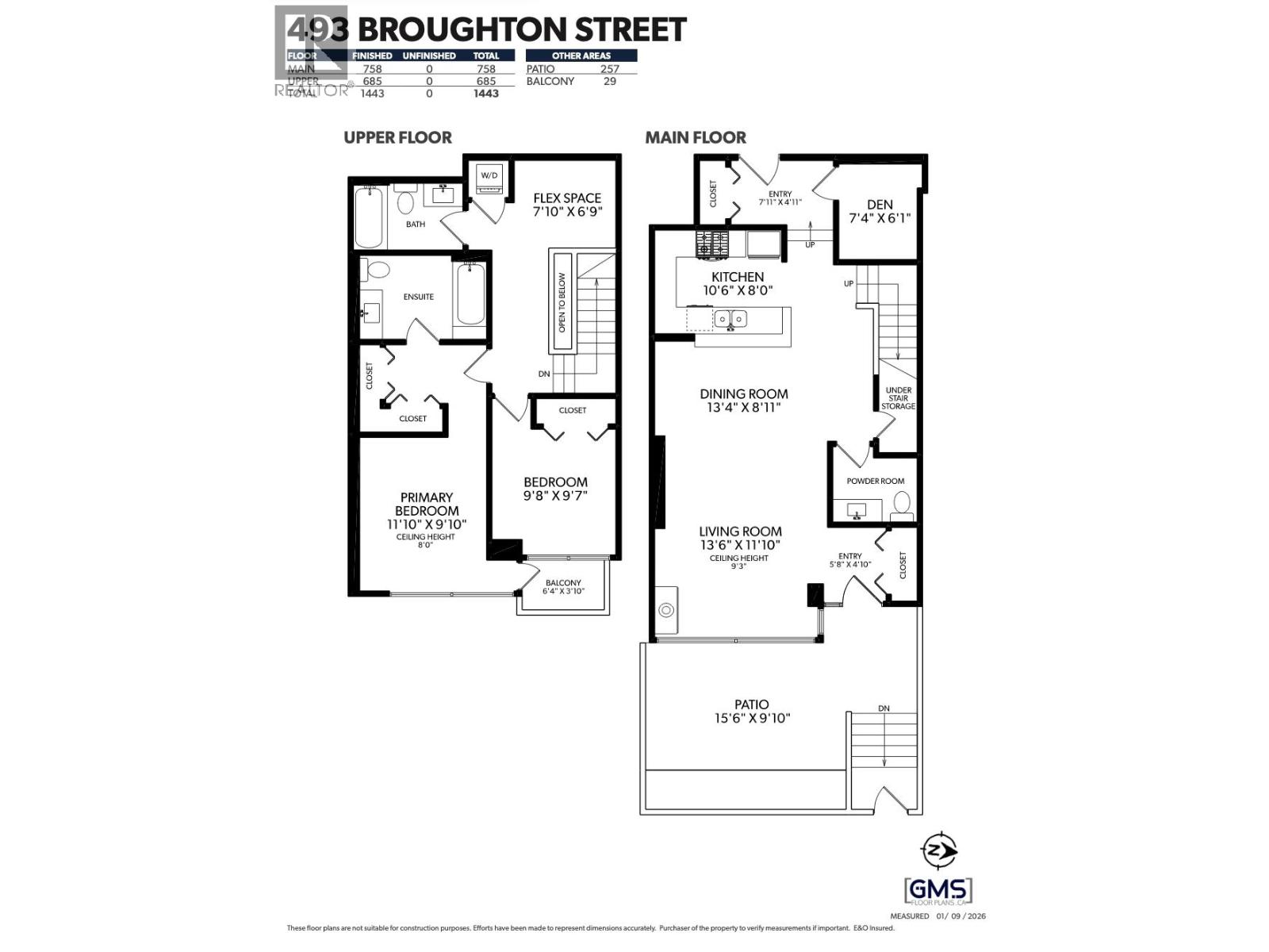 2 Bed, 3 Bath House for Sale in Vancouver – 493 BROUGHTON STREET, Vancouver – MLS# R3152722 - Image 40