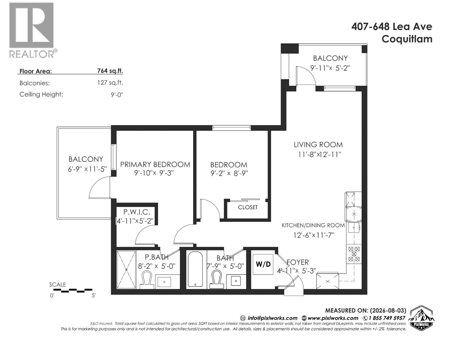 2 Bed, 2 Bath Apartment for Sale in Coquitlam – 407 648 LEA AVENUE, Coquitlam – MLS# R3152778 - Image 29