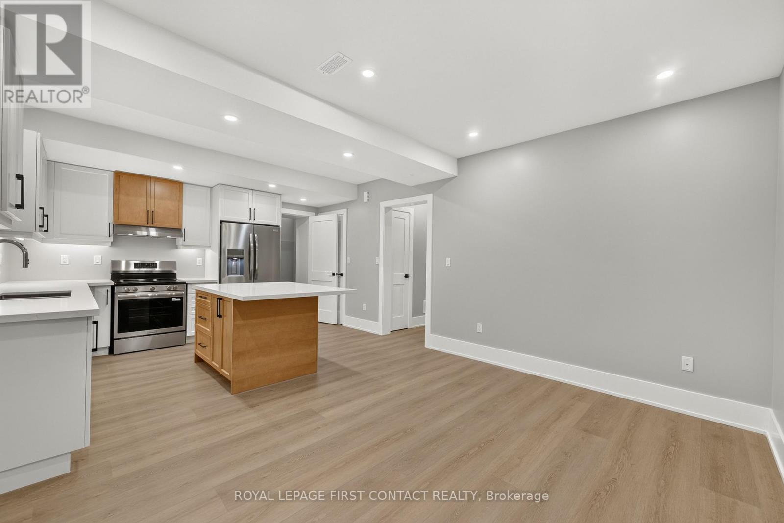 Family Room into Kitchen
