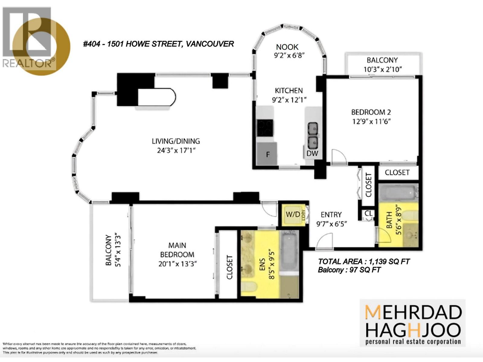 2 Bed, 2 Bath Apartment for Sale in Vancouver – 404 1501 HOWE STREET, Vancouver – MLS# R3153182 - Image 16