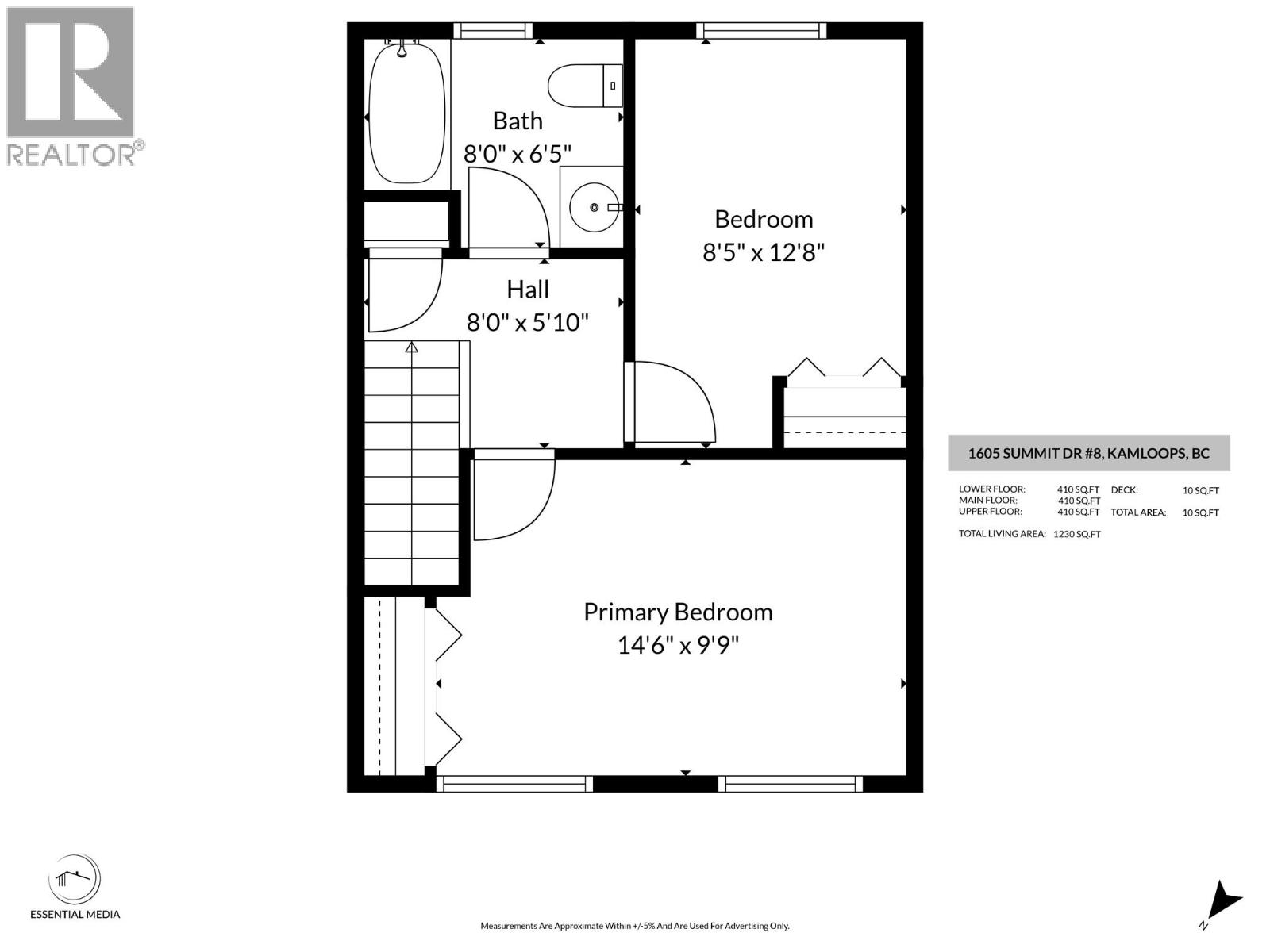 1605 SUMMIT Drive Unit# 8, Kamloops