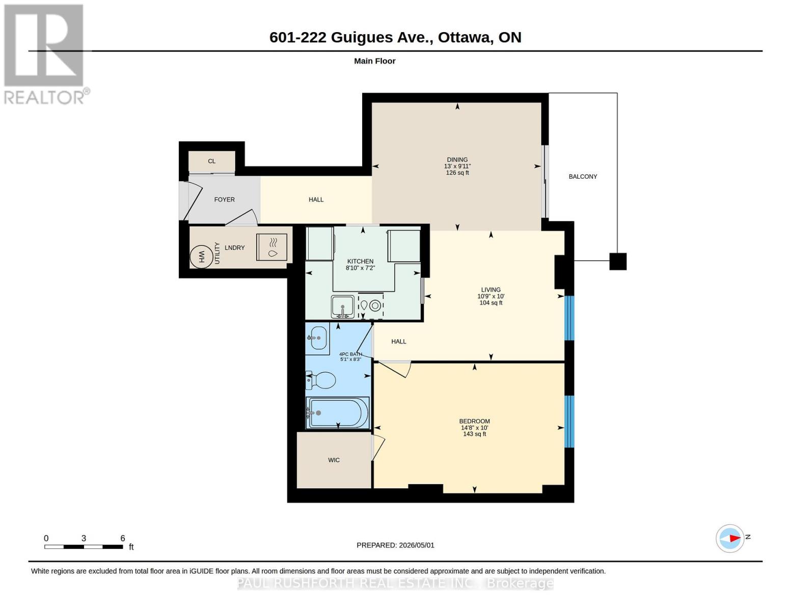 1 Bed, 1 Bath Apartment for Sale in Ottawa – 601 – 222 GUIGUES AVENUE, Ottawa – MLS# X13078334 - Image 45