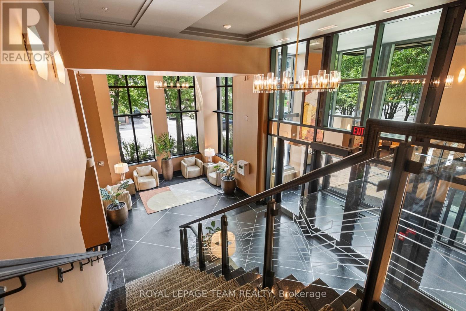 Lobby is Rich in stylized decorative details