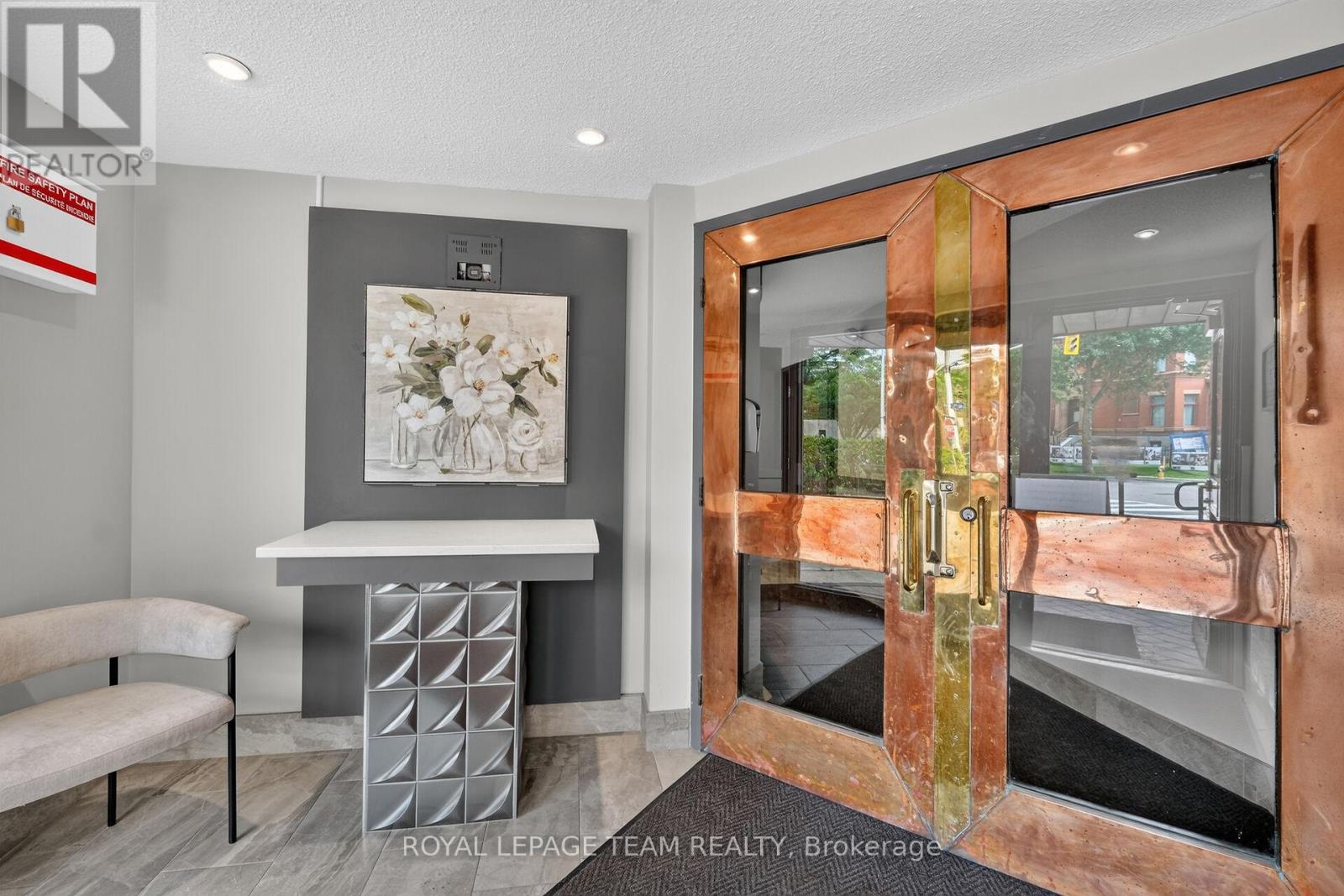 Secure double door entrance