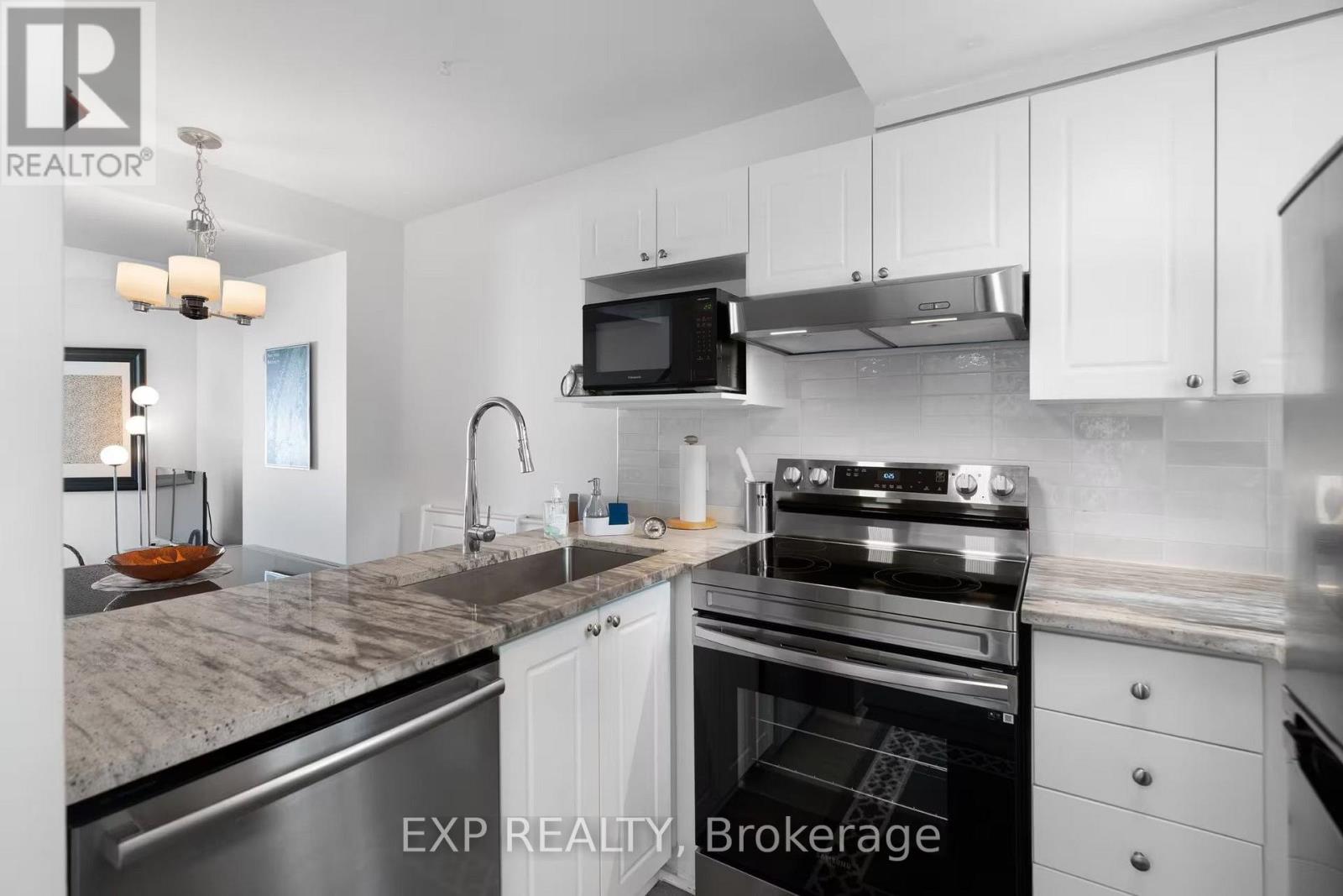 Kitchen with New Stainless Steel Appliances