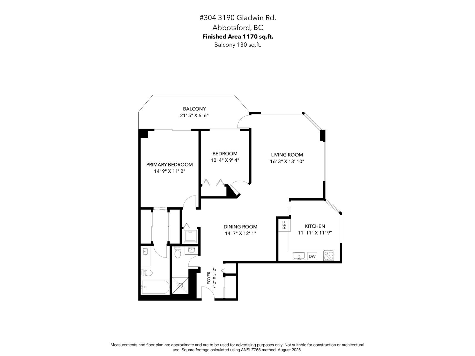 2 Bed, 2 Bath Apartment for Sale in Abbotsford – 304 3190 GLADWIN ROAD, Abbotsford – MLS# R3154229 - Image 66