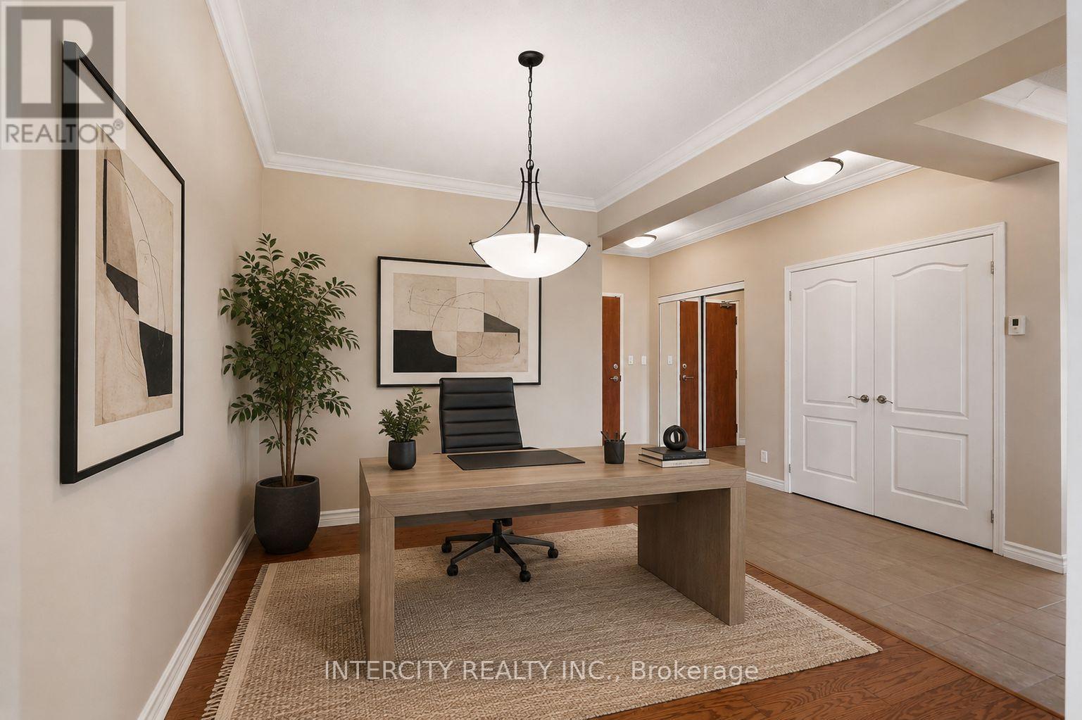 Furnishings have been added virtually.