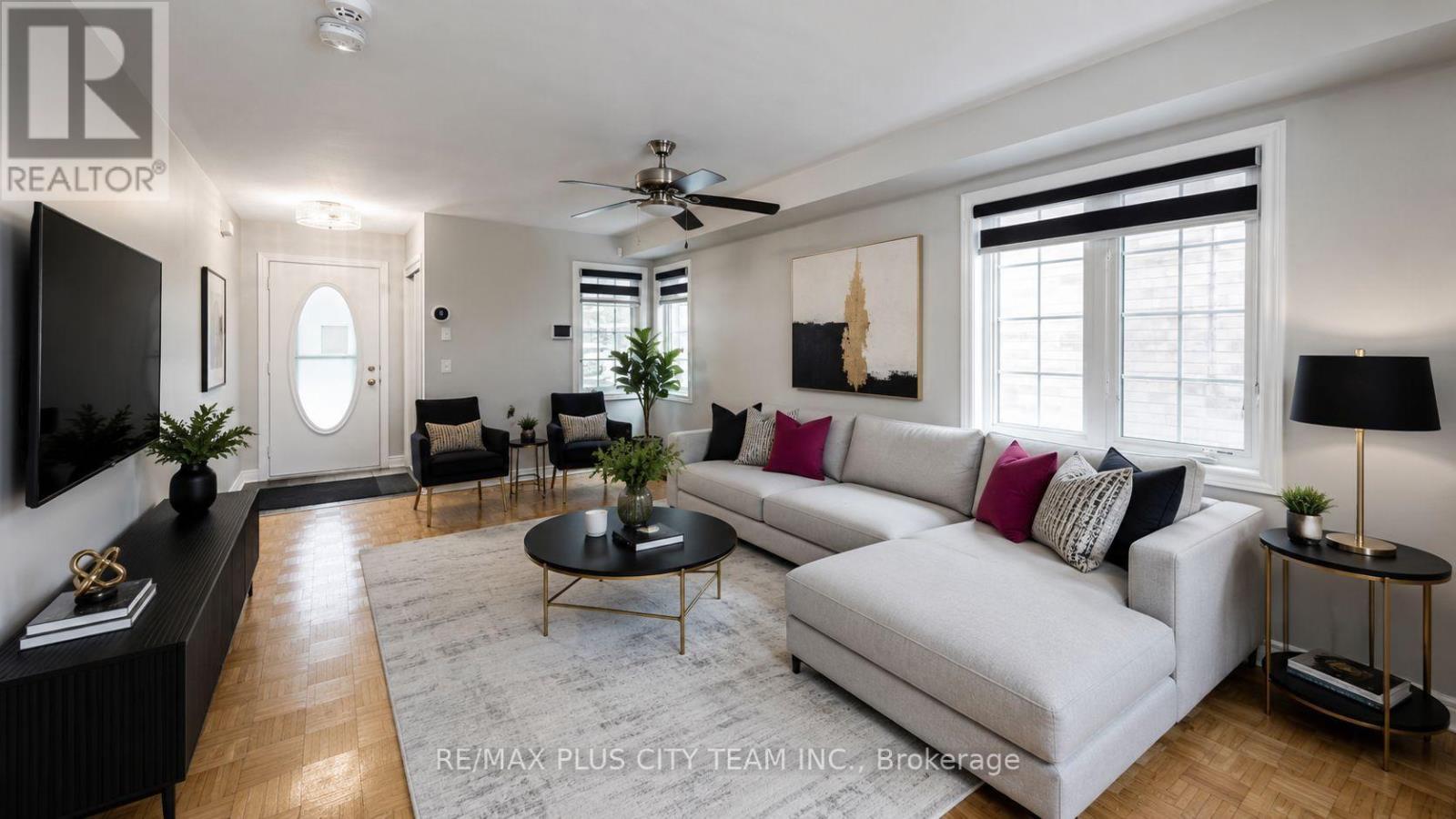Virtually Staged Living Room