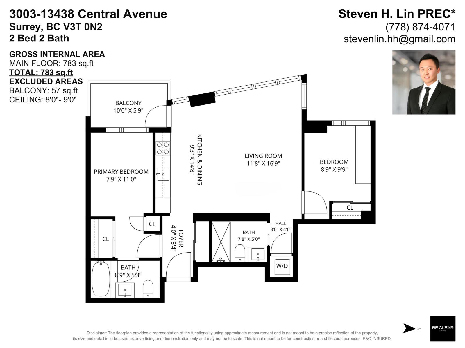 2 Bed, 2 Bath House for Sale in Surrey – 3003 13438 CENTRAL AVENUE, Surrey – MLS# R3154241 - Image 30