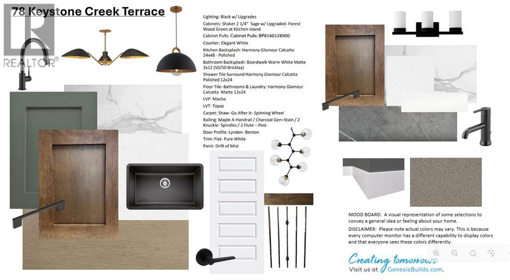 Colours and selections in home