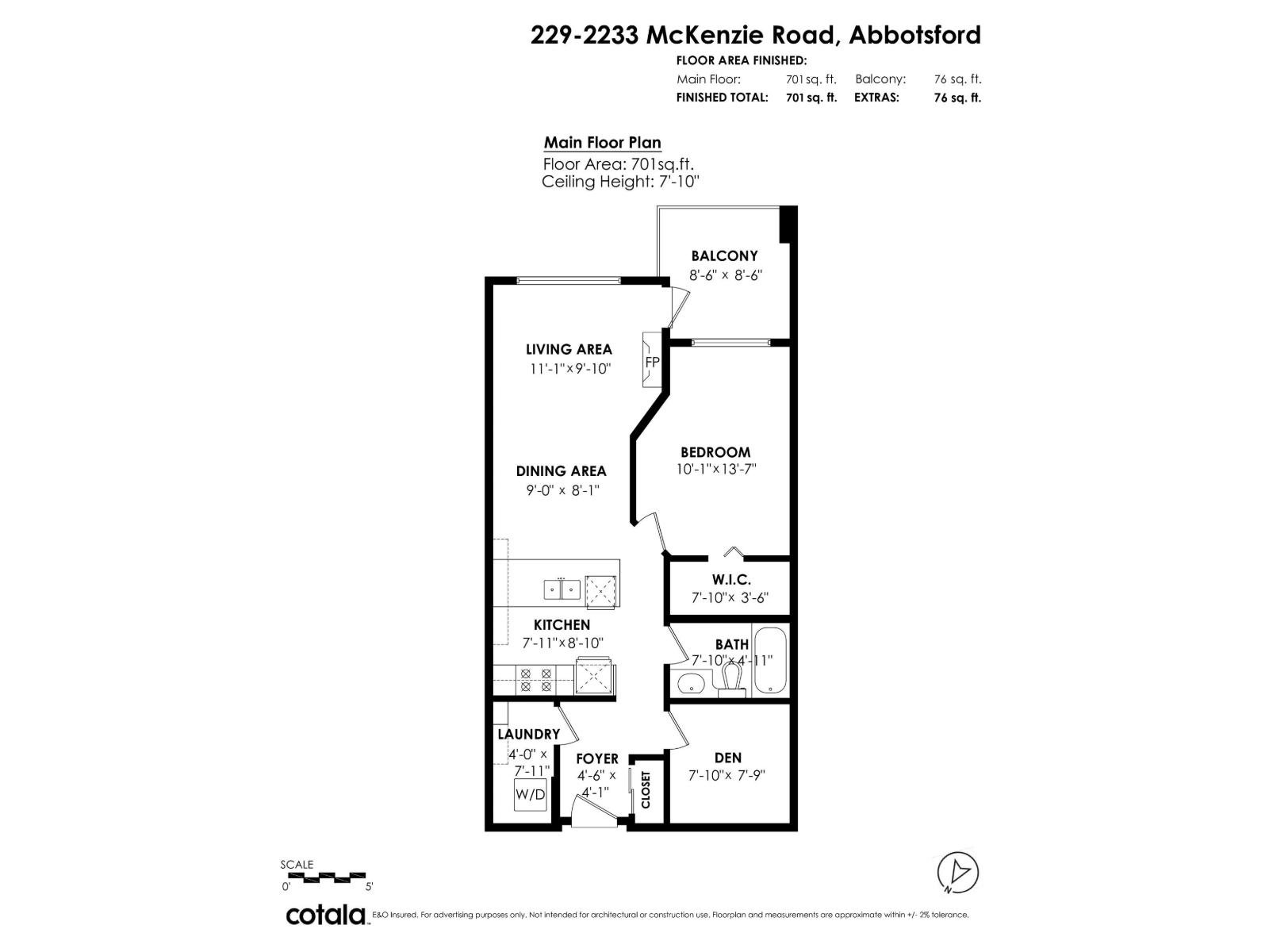 1 Bed, 1 Bath Apartment for Sale in Abbotsford – 229 2233 MCKENZIE ROAD, Abbotsford – MLS# R3152529 - Image 34
