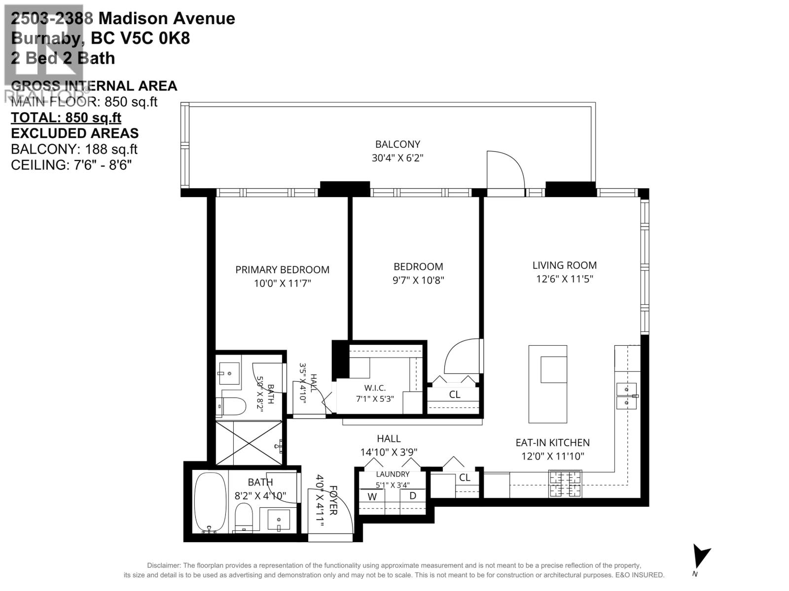 2 Bed, 2 Bath House for Sale in Burnaby – 2503 2388 MADISON AVENUE, Burnaby – MLS# R3154681 - Image 73