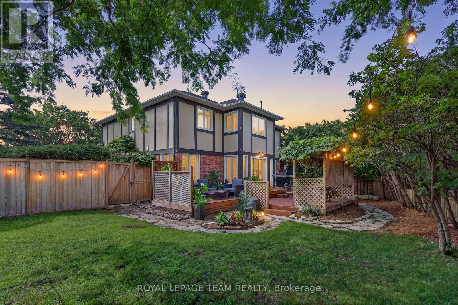 Mature trees provide plenty of privacy