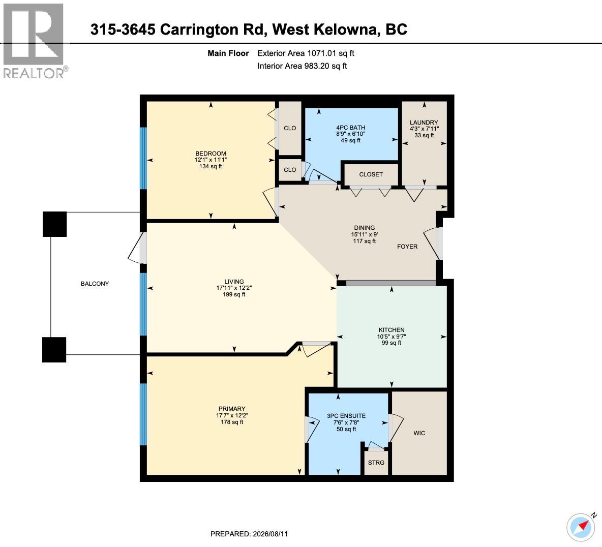 315 3645 Carrington Road, West Kelowna