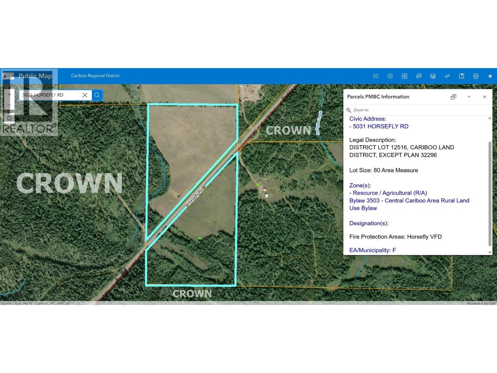 Property for sale at 5031 HORSEFLY ROAD