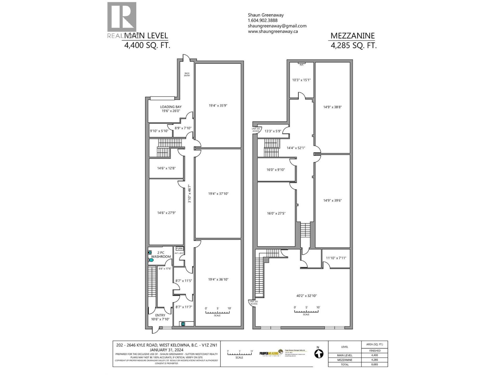 202 & 203 2646 Kyle Road, West Kelowna